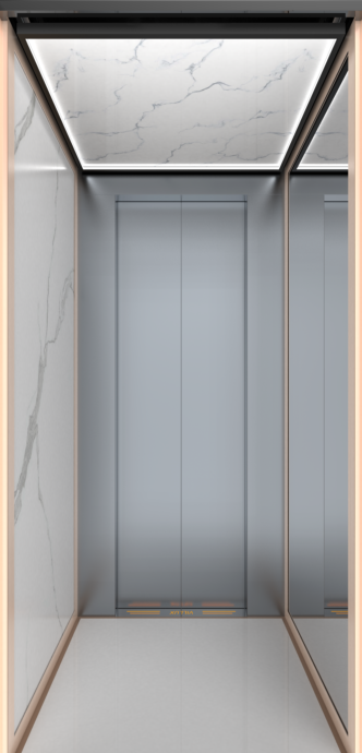 красивый серый лифт